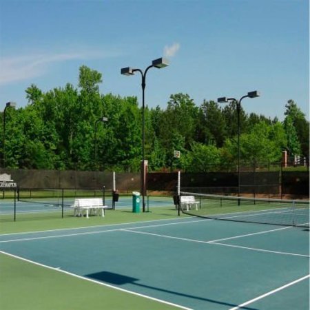 XTARPS CORPORATION. Xtarps, , Tennis Court Wind Screen, 10'W x 18'L, Black MN-TM-B1018